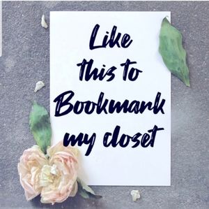 Bookmark my closet!